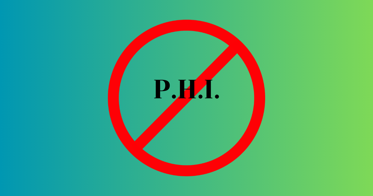 What is PHI (Protected Health Information)?